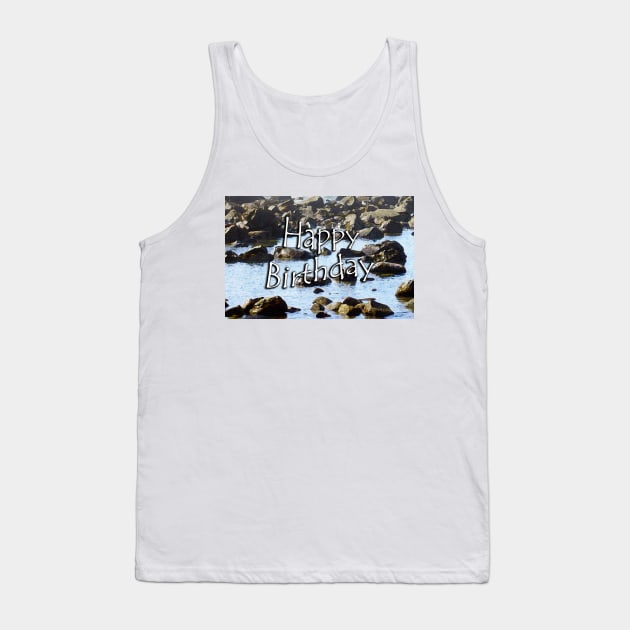 Birthday Ocean Tank Top by BlakCircleGirl